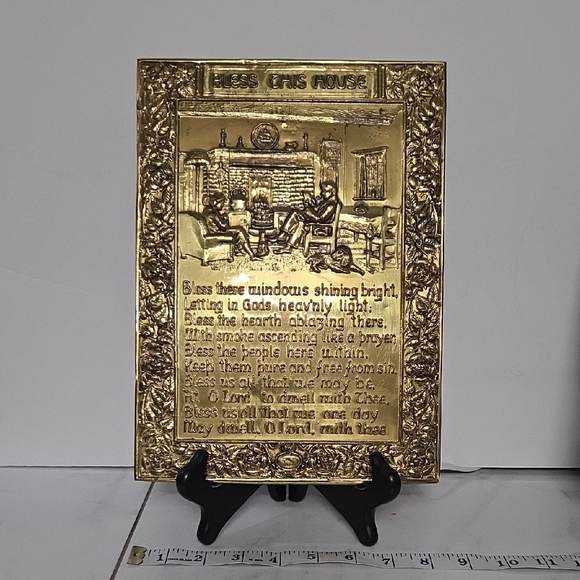 Boosey & Hawkes Ltd Other - Vintage Collectible Brass Wall Decor Plaque by "Peerage" Boosey & Hawkes Ltd.